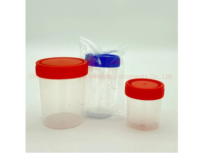 Disposable Specimen Urine Container Cup Stool Collection Cup for Medical 40ml 60ml 100ml 120ml
