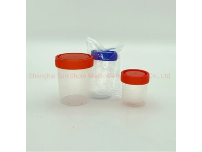 Disposable Specimen Urine Container Cup Stool Collection Cup for Medical 40ml 60ml 100ml 120ml