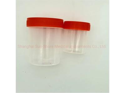 Disposable Specimen Urine Container Cup Stool Collection Cup for Medical 40ml 60ml 100ml 120ml